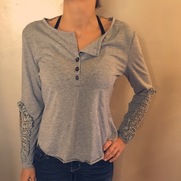crocheted arm top