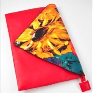 Red Sunflower clutch