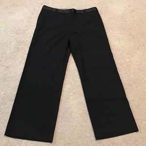 Black dress pants.