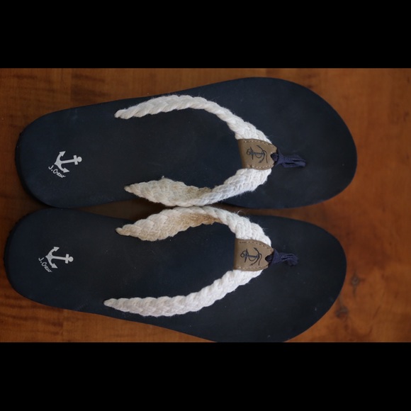 J.Crew Rope Platform Flip Flops/Sandals