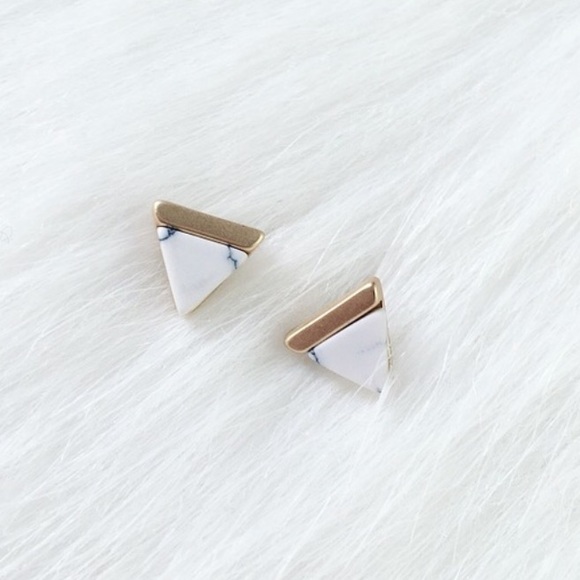 Marble Earring Studs