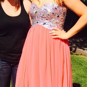 Floor length prom or formal dress