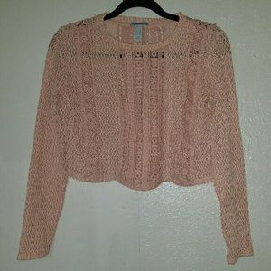 Long sleeve crop top