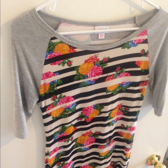 Lularoe THE Julia | Floral Striped Julia | XXS