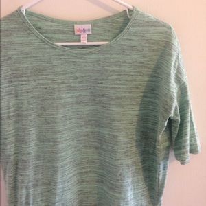 Lularoe Mint & Charcoal XXS Irma