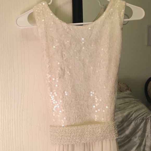 Badgley mischka floor length formal dress - Picture 1 of 4