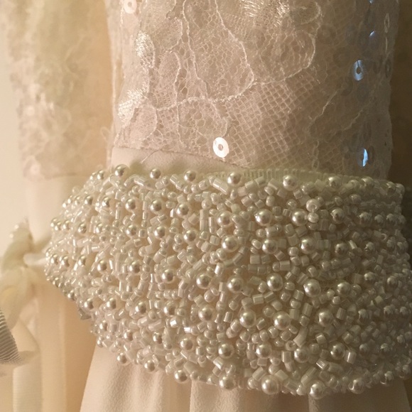 Badgley mischka floor length formal dress - Picture 3 of 4