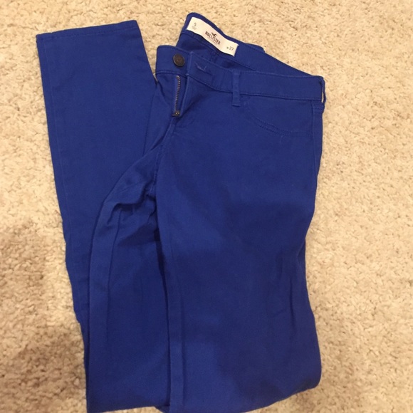 Hollister Blue Skinny jeans pants