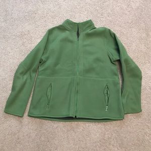 Fleece zip up jacket