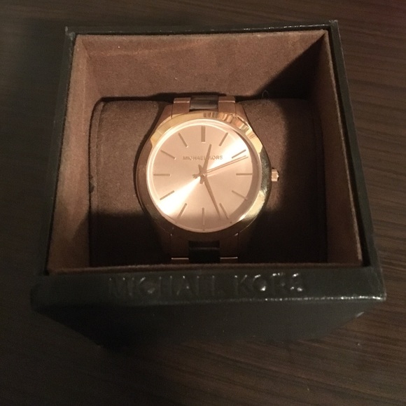 Michael Kors rose gold watch