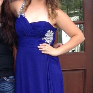 Floor length prom dress