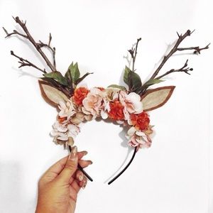 Custom-made Deer Headband