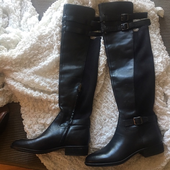 Sam Edelman black over the knee boots