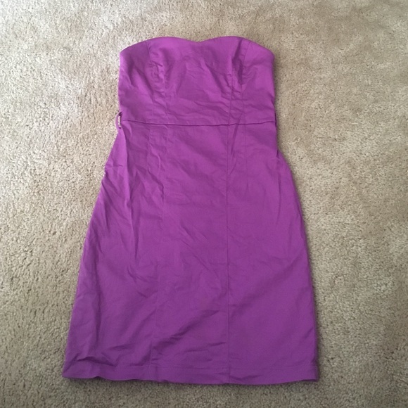 Purple H&M pencil mini dress, size 4