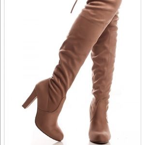 Suede Over the Knee Boots