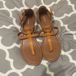 Brown Express sandals