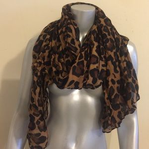 Leopard Print Scarf