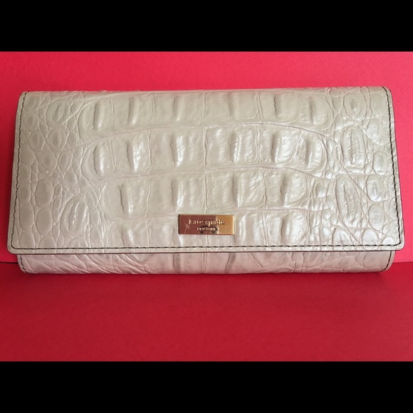 Kate Spade Leather Flap Wallet