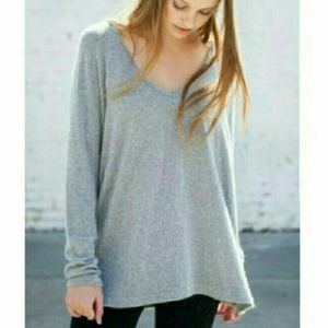Brandy Grey Long Sleeve Tee