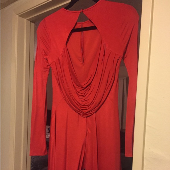 BCBG knee length red dress