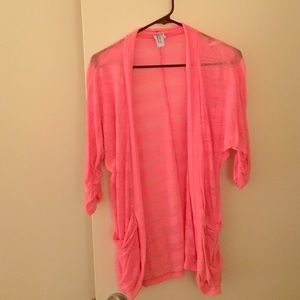Lightweight Pink Cardigan