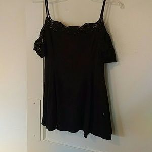 Black Off-the-Shoulder Dress