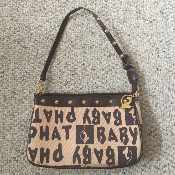 Baby phat purse with stud accents