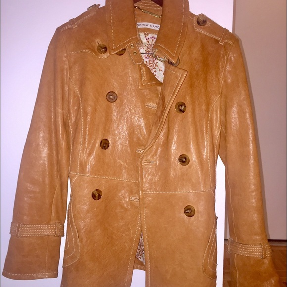 Soft Leather Andrew Marc Gorgeous +floral lining.