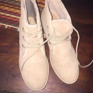 Laced booties
