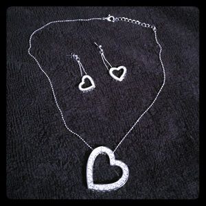 *SALE* Brighton hearts necklace and earrings set