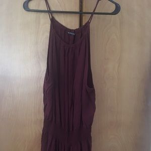 Brandy Melville burgundy romper