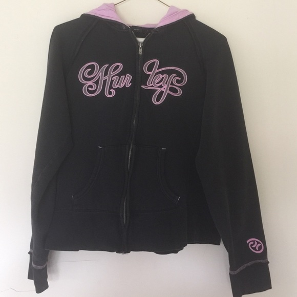 Hurley zip up hoodie