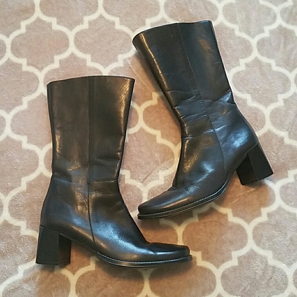 Luisa D'orio black boots size 9