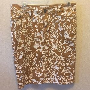 DVF and Current/Elliott collaboration denim skirt
