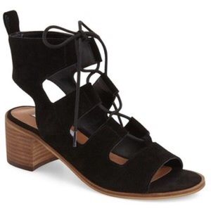 Steve Madden Suede Alpassa Mule in Black