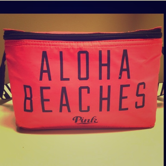 Pink Victoria's Secret Lunch box
