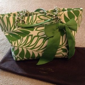 Kate Spade Palm Harmony Tote with Bow