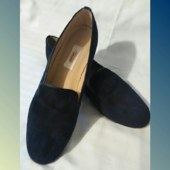 Talbots Shoes - Talbots Blue Suede Leather Slip ons~sz 8 LN