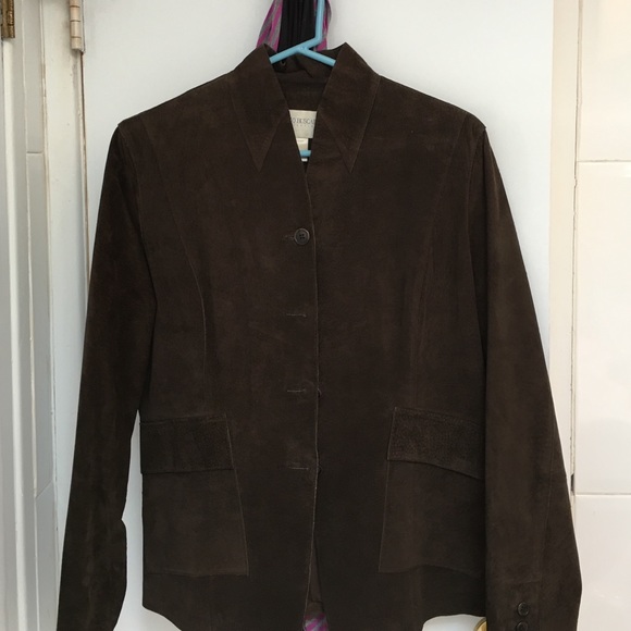 Suede blazer