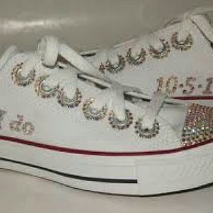 AB Rhinestone Chuck Taylor -Special Day Custom Chu