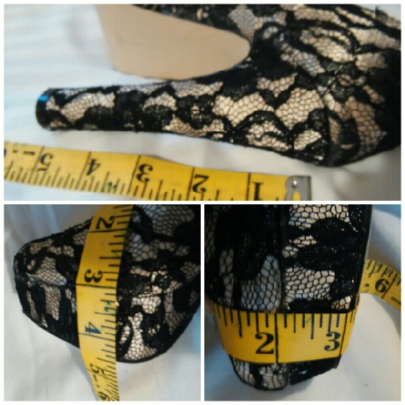 Madden Girl Sexy Satin & Lace platform sz6.5 ~LN - Picture 4 of 4