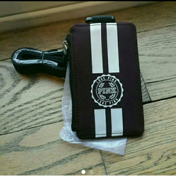 Victoria's Secret PINK ID holder with lanyard