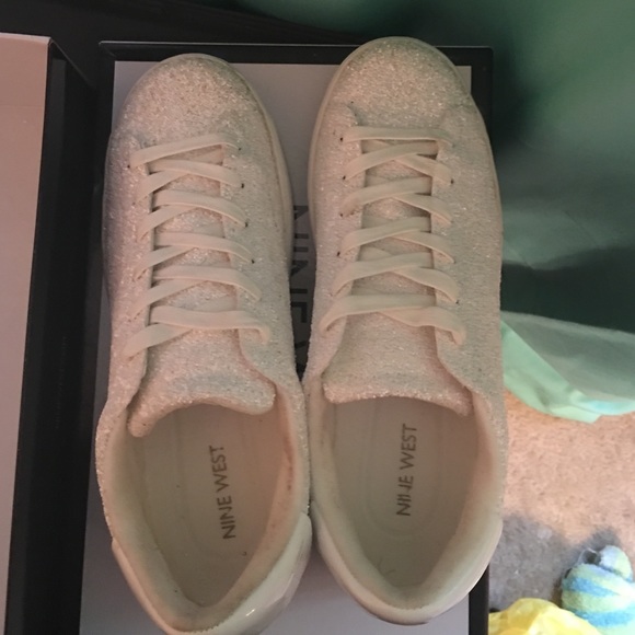 Nine West sparkly tennis shoes