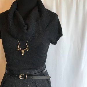 Express Sweaters - Express black shimmery cowl neck sweater sz small Express Sweaters - Express black shimmery cowl neck sweater sz small