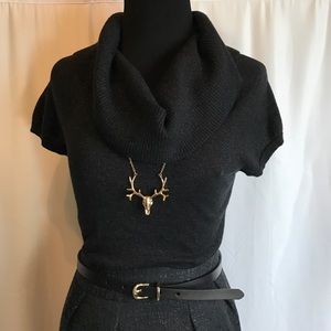 Express Sweaters - Express black shimmery cowl neck sweater sz small Express Sweaters - Express black shimmery cowl neck sweater sz small