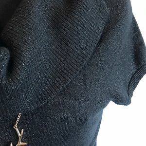 Express Sweaters - Express black shimmery cowl neck sweater sz small Express Sweaters - Express black shimmery cowl neck sweater sz small