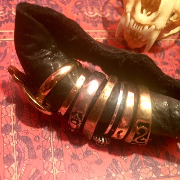 7pc Free People Ring Set - Picture 3 of 4