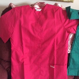 NEW!!  Scrub tops various sizes.