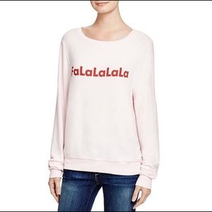 NWT Wildfox Fa La La Baggy Jumper M