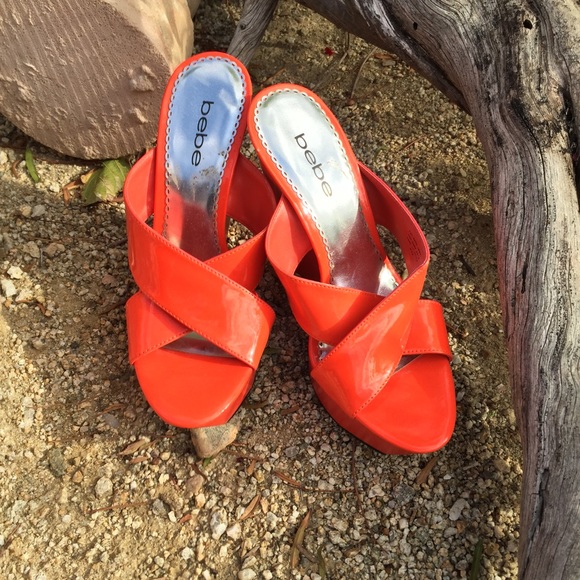 Bebe Persimmon Sky-High Sandals